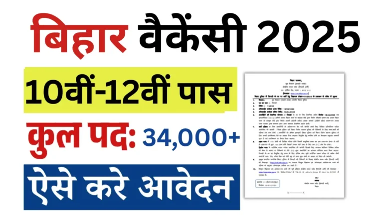 Bihar Vacancy 2025