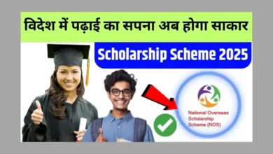National Overseas Scholarship Scheme 2025