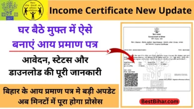 Bihar Income Certificate Online Apply 2025