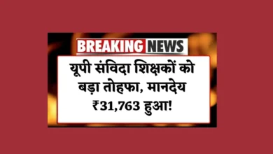 UP Samvida Shikshak Salary Hike 2025