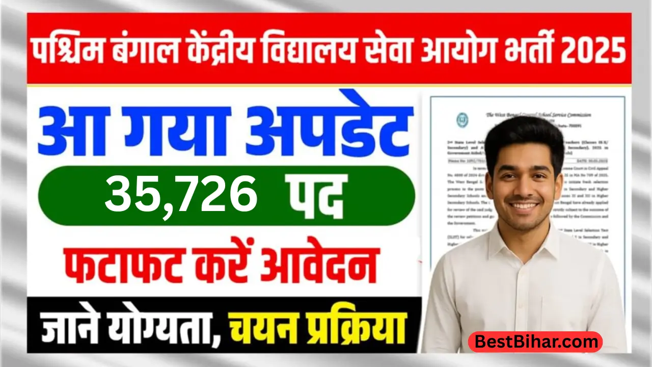 WBCSSC Assistant Teacher Recruitment 2025