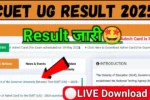 CUET UG Result 2025