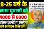 Bihar Internship Yojana 2025