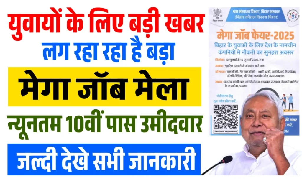 Bihar Mega Job Fair Online Form 2025