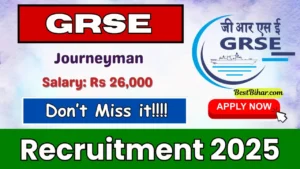 GRSE Journeyman Recruitment 2025