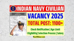 Indian Navy Civilian Recruitment 2025