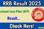 RRB ALP CBT 2 Result 2025