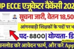 UP ECCE Educator Recruitment 2025