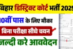Bihar District Civil Court Vacancy 2025