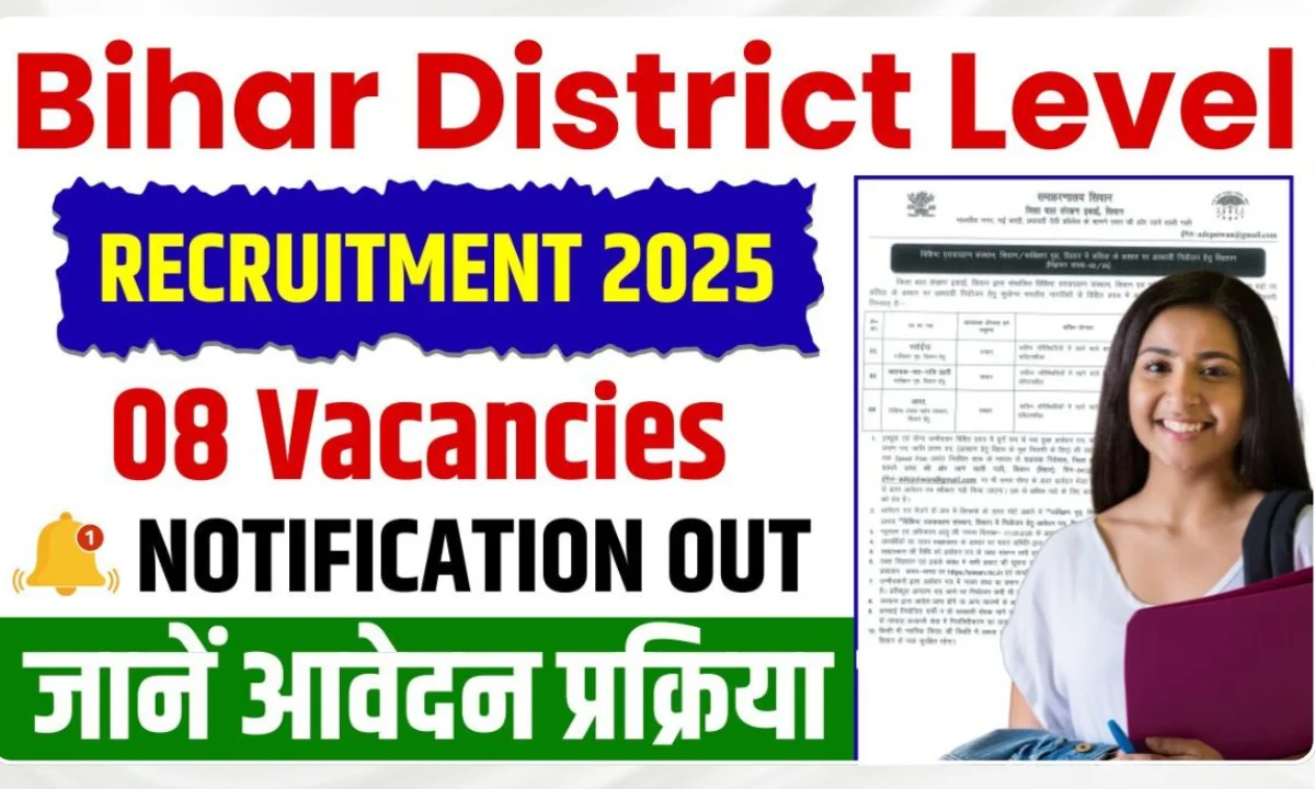 Bihar District Level Recruitment 2025