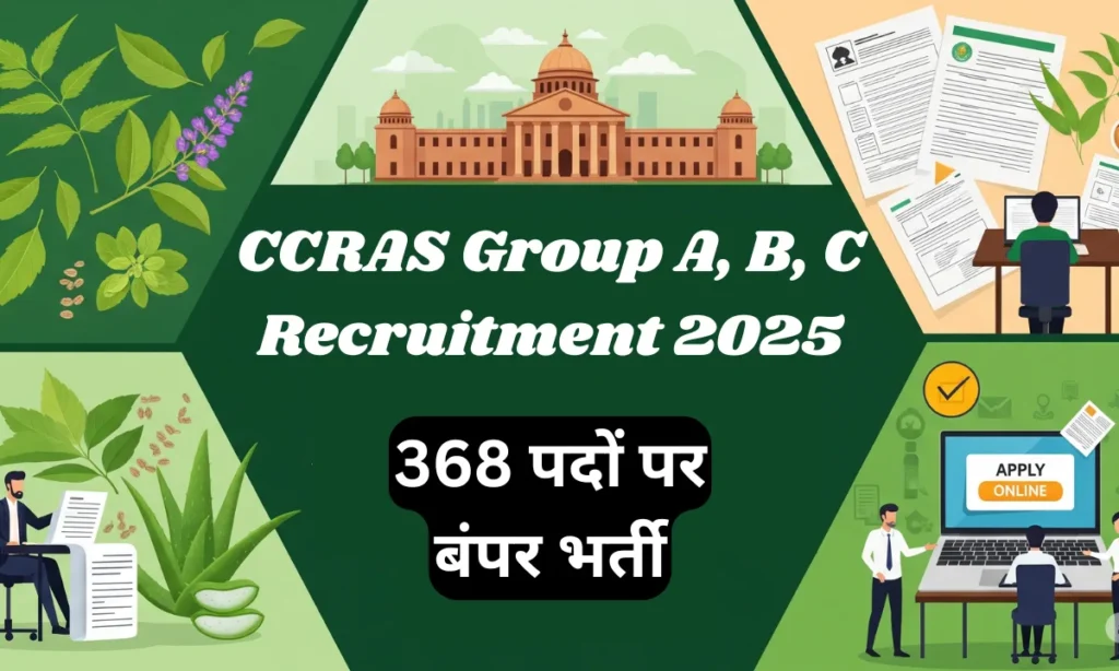 CCRAS Recruitment 2025