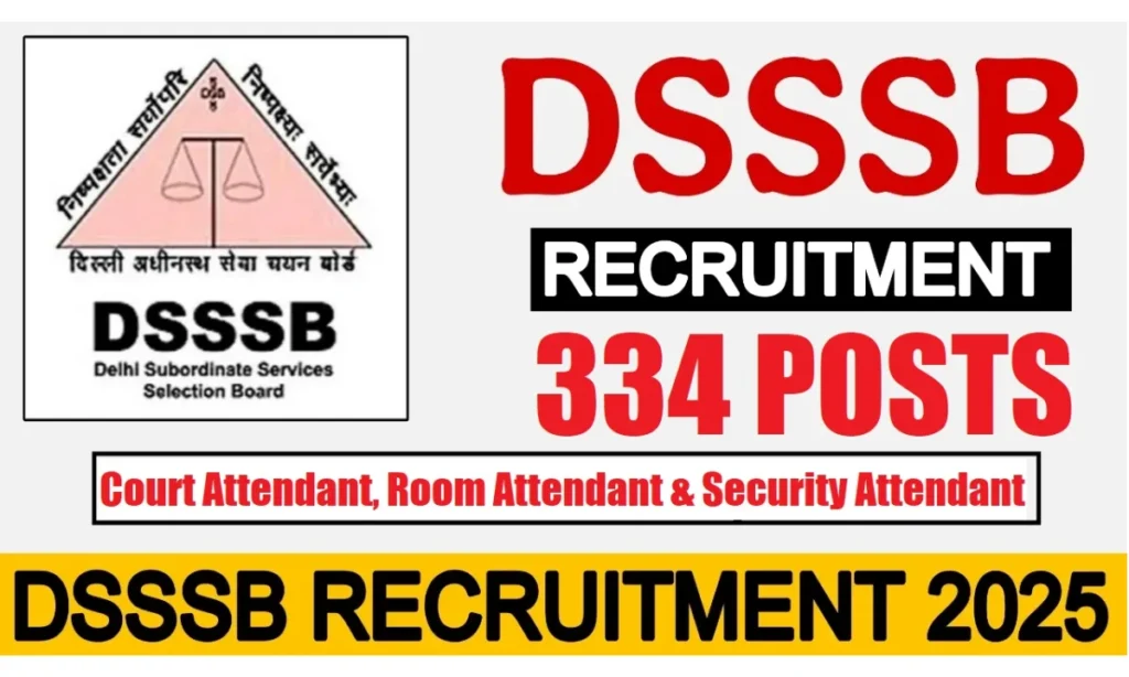 DSSSB Vacancy 2025