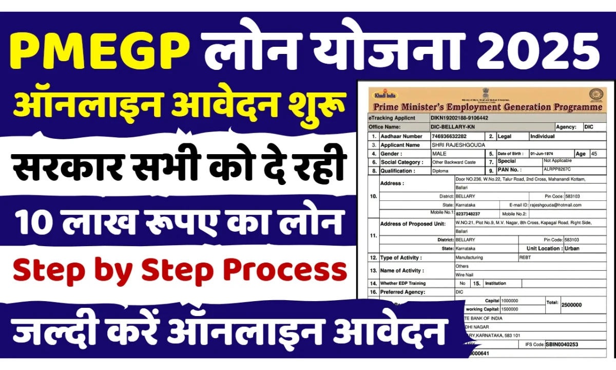 PMEGP Loan Yojana Online Apply