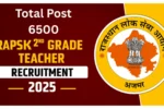 RPSC 2nd Grade TGT Recruitment 2025