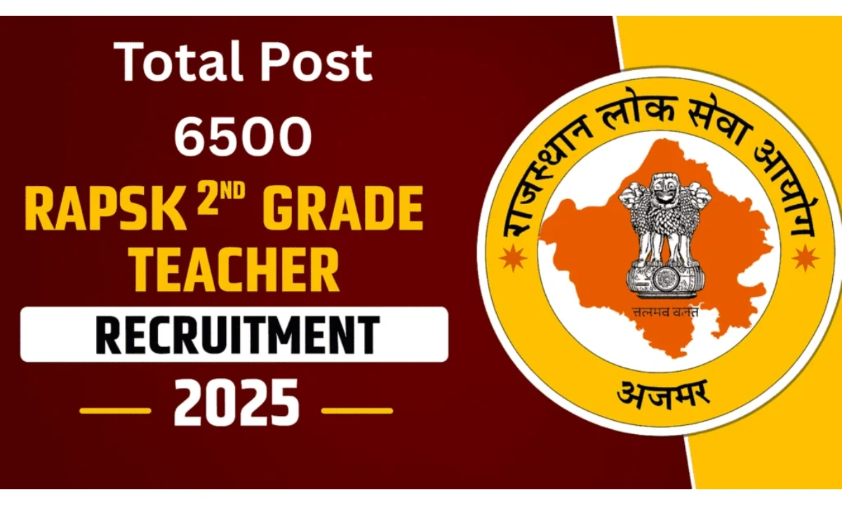 RPSC 2nd Grade TGT Recruitment 2025
