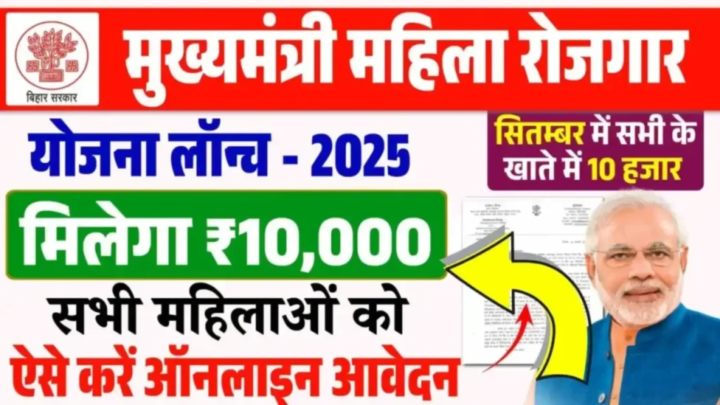 Mukhaymantri Mahila Rojgar Yojana 2025