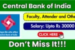 Central Bank of India Recruitment 2025