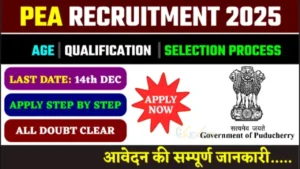 PEA Recruitment 2025