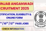Punjab Anganwadi Recruitment 2025