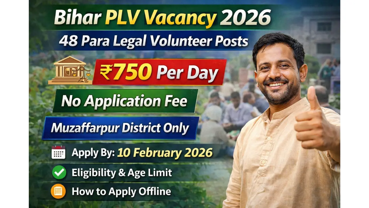 Bihar PLV Vacancy 2026