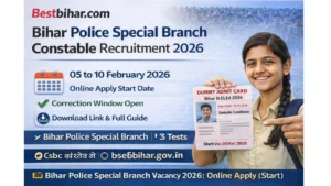Bihar Police Special Branch Constable Recruitment 2026