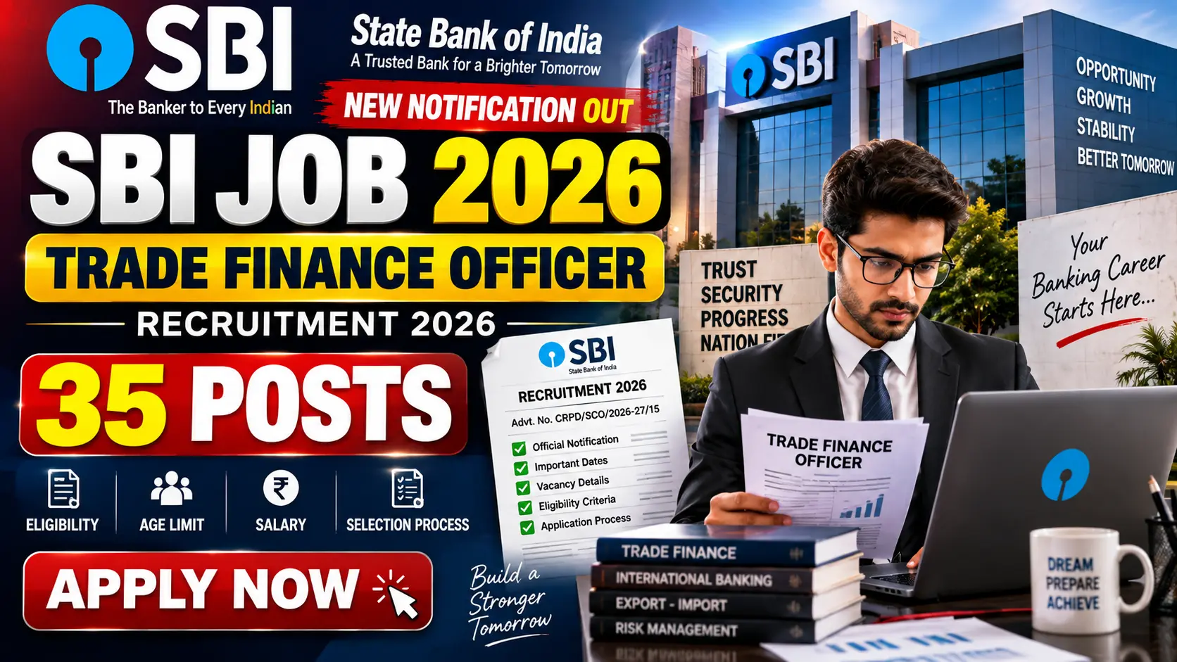 SBI Trade Finance Officer Recruitment 2026